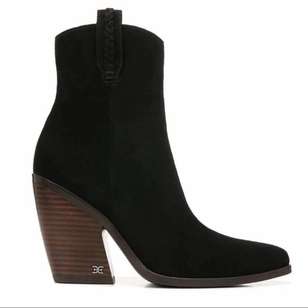 New Sam Edelman Agnes Suede Western Boots
